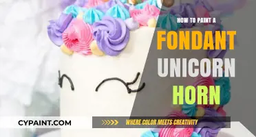 Crafting Magic: Easy Steps to Paint a Fondant Unicorn Horn