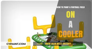 Crafting a Cooler: Painting a Football Field