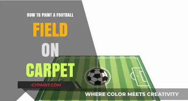 DIY Guide: Painting a Football Field Design on Carpet Easily