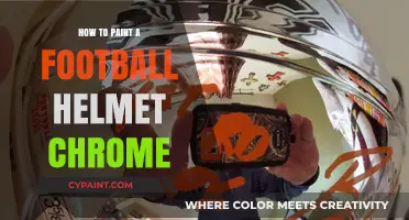 DIY Chrome Football Helmet: Step-by-Step Painting Guide for a Sleek Finish