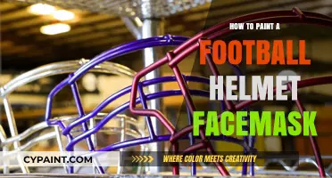 DIY Guide: Painting Your Football Helmet Facemask Like a Pro
