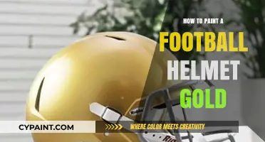 Mastering the Art of Painting a Football Helmet Gold: Step-by-Step Guide