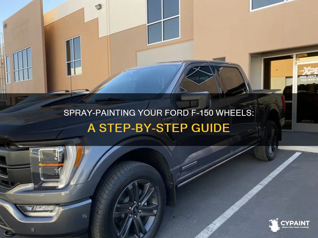 how to paint a ford 2004 f-150 wheel