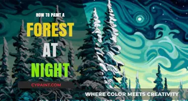 Mastering Nighttime Forest Painting: Techniques for Capturing Moonlit Trees