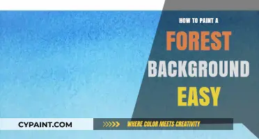 Mastering Simple Forest Backgrounds: Easy Painting Techniques for Beginners
