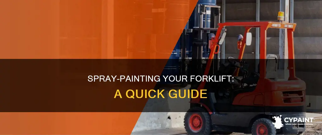 how to paint a forklift without taking it apart