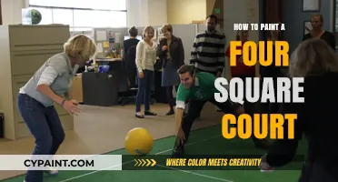 DIY Guide: Painting a Vibrant Four Square Court Step-by-Step