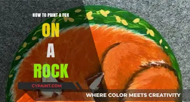 Creative Rock Art: Step-by-Step Guide to Painting a Fox on Stone