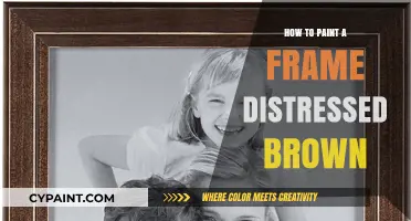 Master Distressed Brown Frame Painting: Easy DIY Techniques & Tips