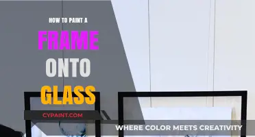 Master the Art: Painting a Frame onto Glass Step-by-Step