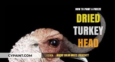 Creative Guide: Painting a Freeze-Dried Turkey Head Step-by-Step