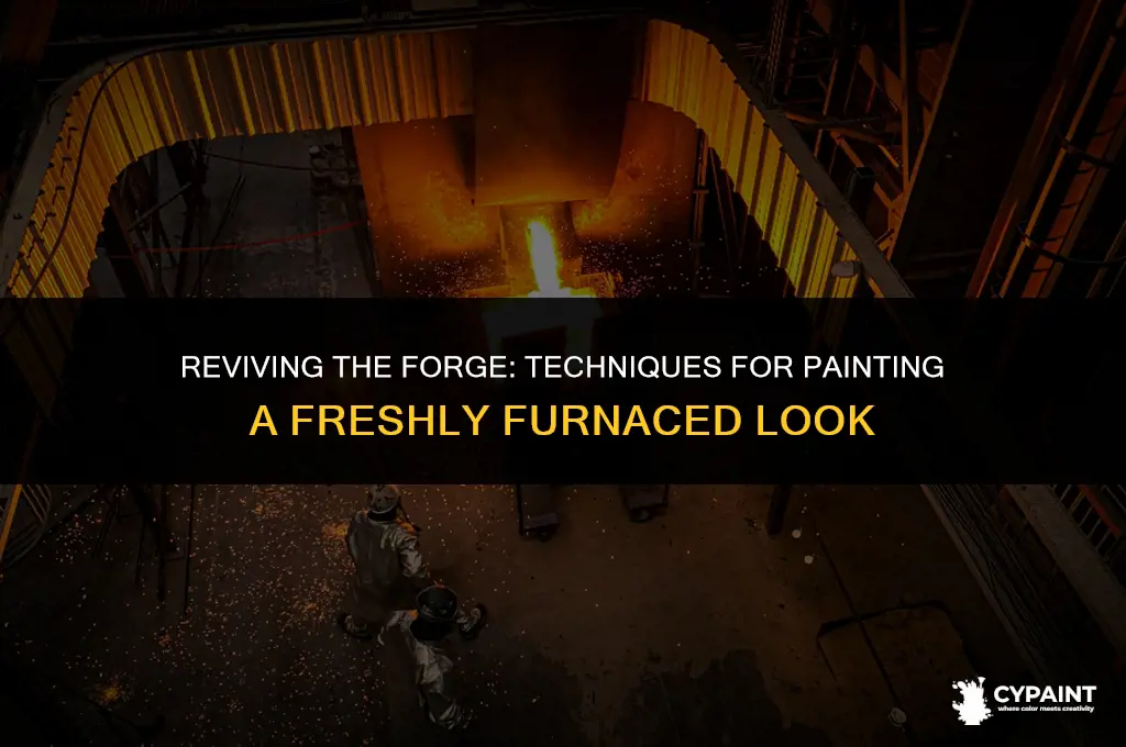 how to paint a fresh out of the furnace look