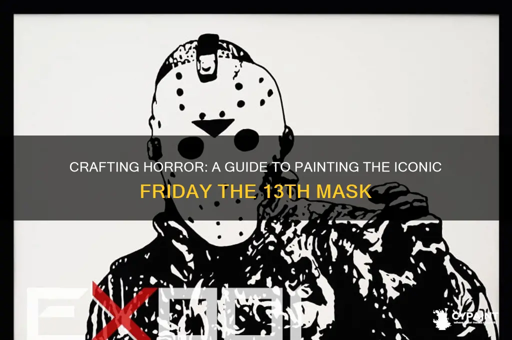 how to paint a friday the 13tg mask