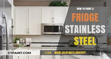 Transform Your Fridge: Easy DIY Stainless Steel Painting Guide