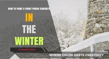 Winterize Your Porch: Painting Concrete in Cold Weather