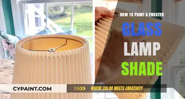 DIY Frosted Glass Lamp Shade Painting: Easy Step-by-Step Guide