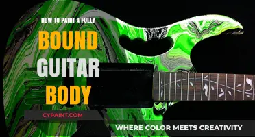 Mastering the Art of Painting a Fully Bound Guitar Body
