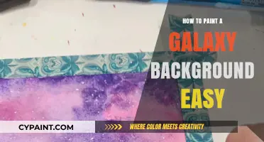 Simple Steps to Paint a Stunning Galaxy Background Effortlessly