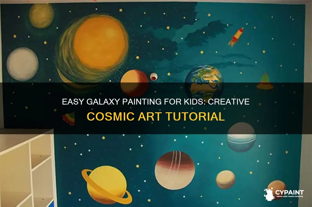 how to paint a galaxy for kids
