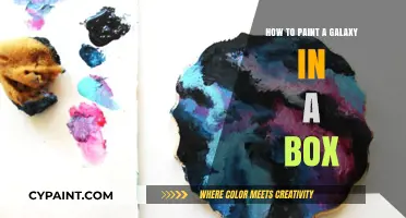 Create a Cosmic Masterpiece: Painting a Galaxy in a Box