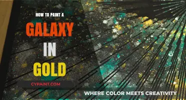 Gilded Galaxy Art: Mastering Gold Acrylic Painting Techniques for Cosmic Creations