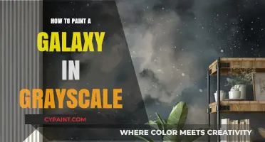 Master Grayscale Galaxy Art: Step-by-Step Painting Tutorial
