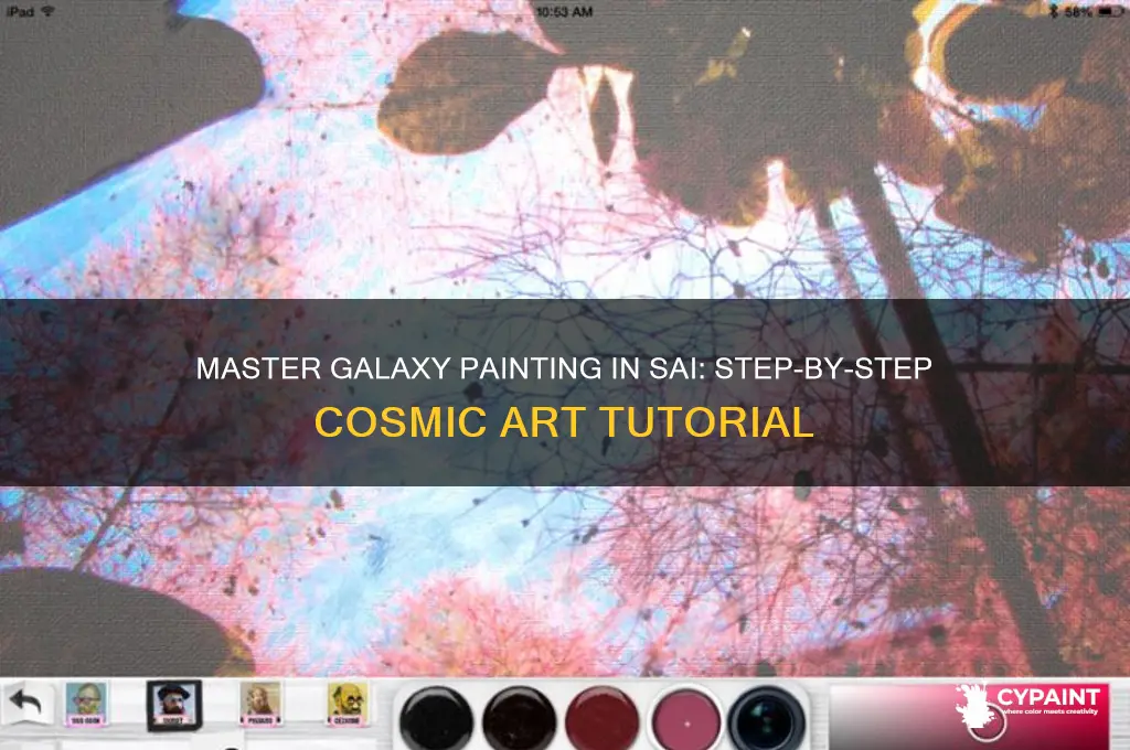 how to paint a galaxy in sai