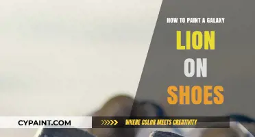 Create Stunning Galaxy Lion Art on Your Shoes: A Step-by-Step Guide