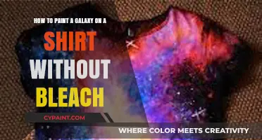 DIY Cosmic Fashion: Painting Galaxies on Shirts Without Bleach