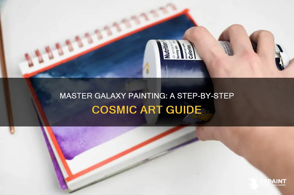 how to paint a galaxy step by step