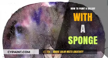 Sponge Galaxy Art: Easy Steps to Paint Cosmic Wonders