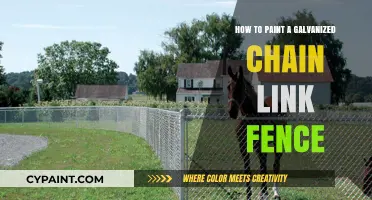Painting Galvanized Chain Link Fences: A Step-by-Step DIY Guide