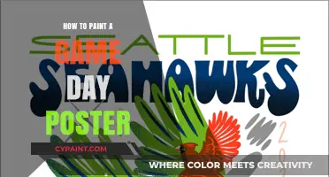 Create a Vibrant Game Day Poster: Easy Painting Tips and Tricks