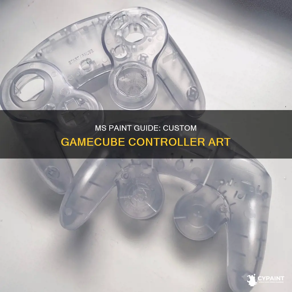 how to paint a gamecube controller in ms paint