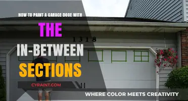 Revamp Your Garage Door: Painting the In-Between Sections
