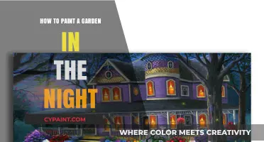 Nighttime Garden Painting: Tips for Capturing Moonlit Beauty on Canvas