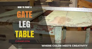 Mastering Gate Leg Table Painting: A Step-by-Step DIY Guide