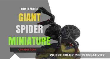 Mastering the Art of Painting a Giant Spider Miniature