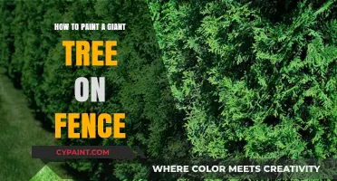 Mastering Fence Art: Step-by-Step Guide to Painting a Giant Tree