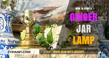 Elegant DIY: Painting a Ginger Jar Lamp Step-by-Step Guide