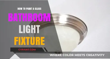 Transform Your Bathroom: Easy Steps to Paint Glass Light Fixtures