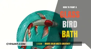 Creative Steps to Paint a Glass Bird Bath for Your Garden