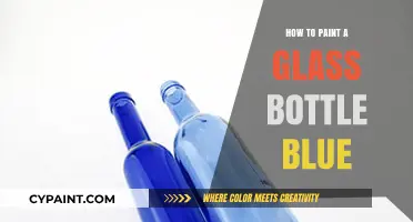 Transform Glass Bottles: Easy Steps to Paint Them Blue