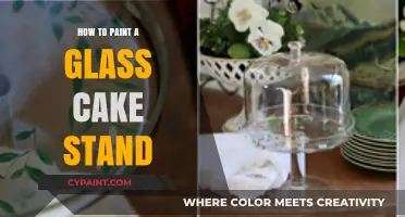 Elegant DIY: Painting a Glass Cake Stand for Stunning Dessert Displays