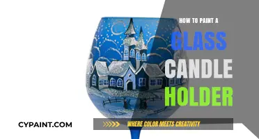 Creative Glass Candle Holder Painting: Easy DIY Guide for Beginners
