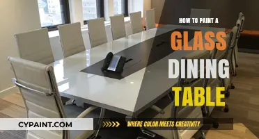 Transform Your Glass Dining Table: Easy Painting Techniques for a Stunning Look
