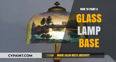 Transform Your Glass Lamp Base: Easy Painting Techniques for a Stunning Look
