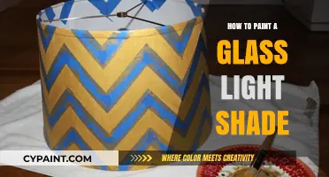 Transform Your Space: Easy Steps to Paint a Glass Light Shade