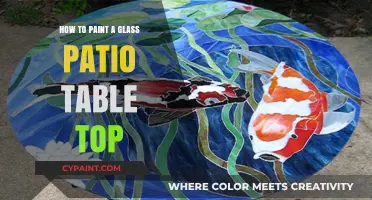 Revamp Your Outdoor Space: Painting a Glass Patio Table Top