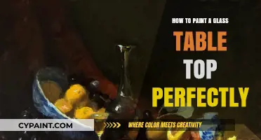 Mastering the Art of Painting a Glass Table Top Flawlessly